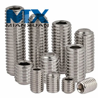 Винт без головки Стопорный винт Установочные винты с шестигранной головкой из нержавеющей стали 304