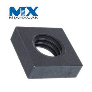 Углеродистая сталь 4,8 8,8 10,9 12,9 Квадратная гайка из мягкой стали DIN 562 557 Квадратная гайка DIN557 DIN562 M3 M4 M5 M6 M8 HDG, оцинкованная горячим способом