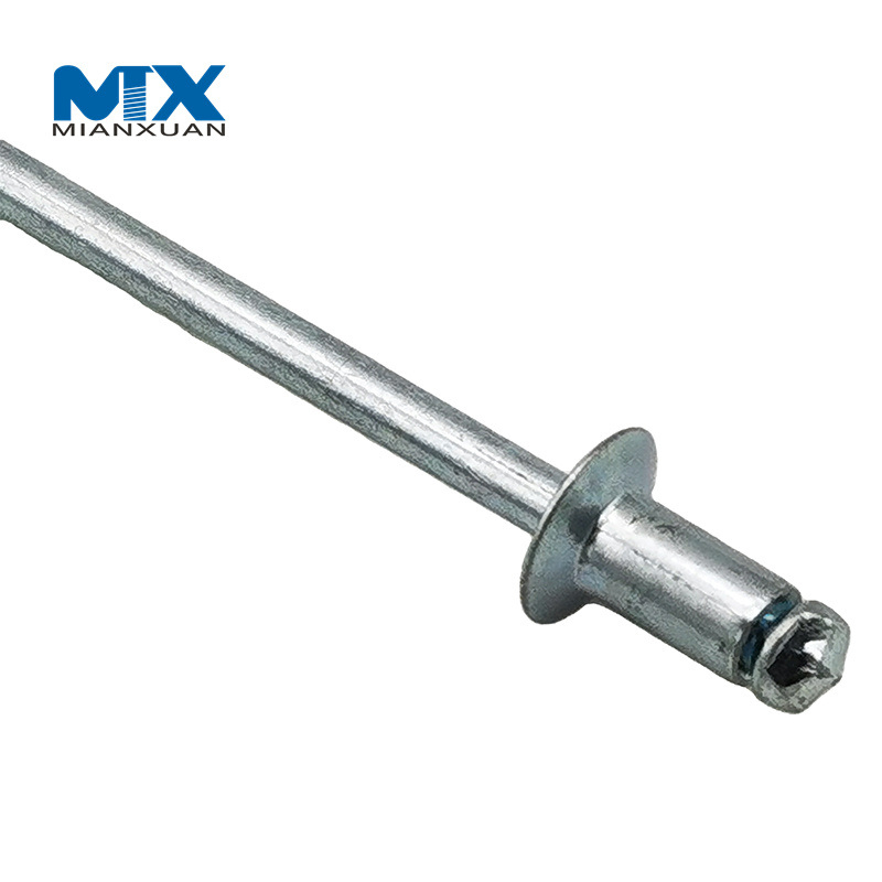 Изготовленные на заказ алюминиевые заклепки открытого типа с плоской головкой на заводе в Китае