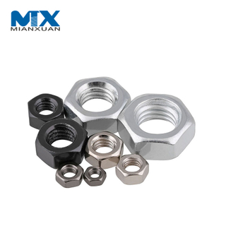 ASME B 18.2.2 Шестигранная гайка с черной отделкой для шестигранного болта с резьбовым стержнем класса 2 5 8