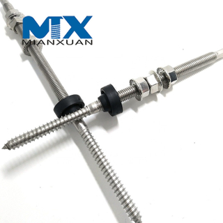 Болт-подвеска Резьба Производитель вешалки Винт из нержавеющей стали A2-70 Двойной