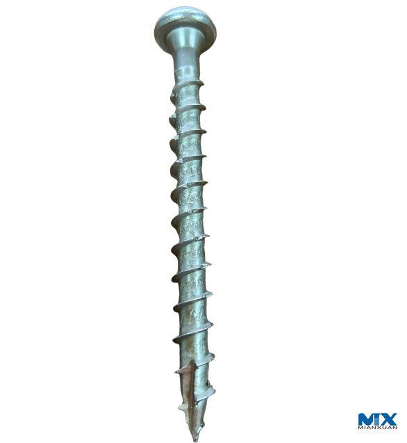 Винты для древесины из нержавеющей стали с пластинчатой ​​головкой для солнечных профилей