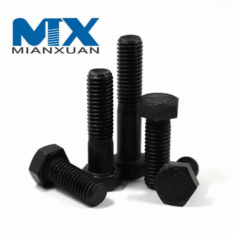 Крепеж из углеродистой стали DIN933 с шестигранной головкой и гайкой и шайбой