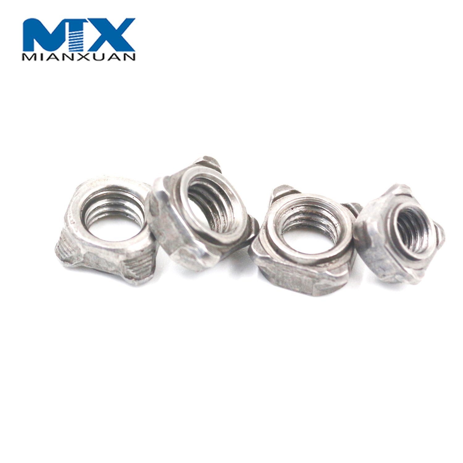 DIN928 Квадратная сварная гайка Сварная гайка Производитель углеродистой стали Черный цинк Обычный