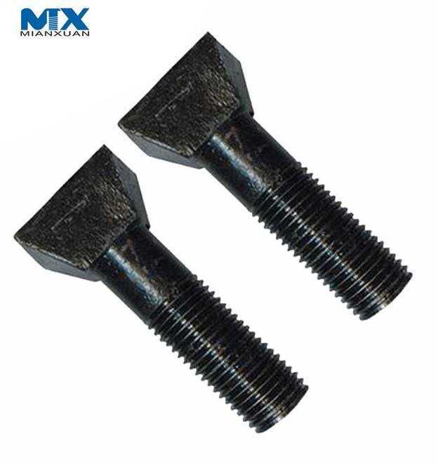 Специальный болт для железнодорожной квадратной головки