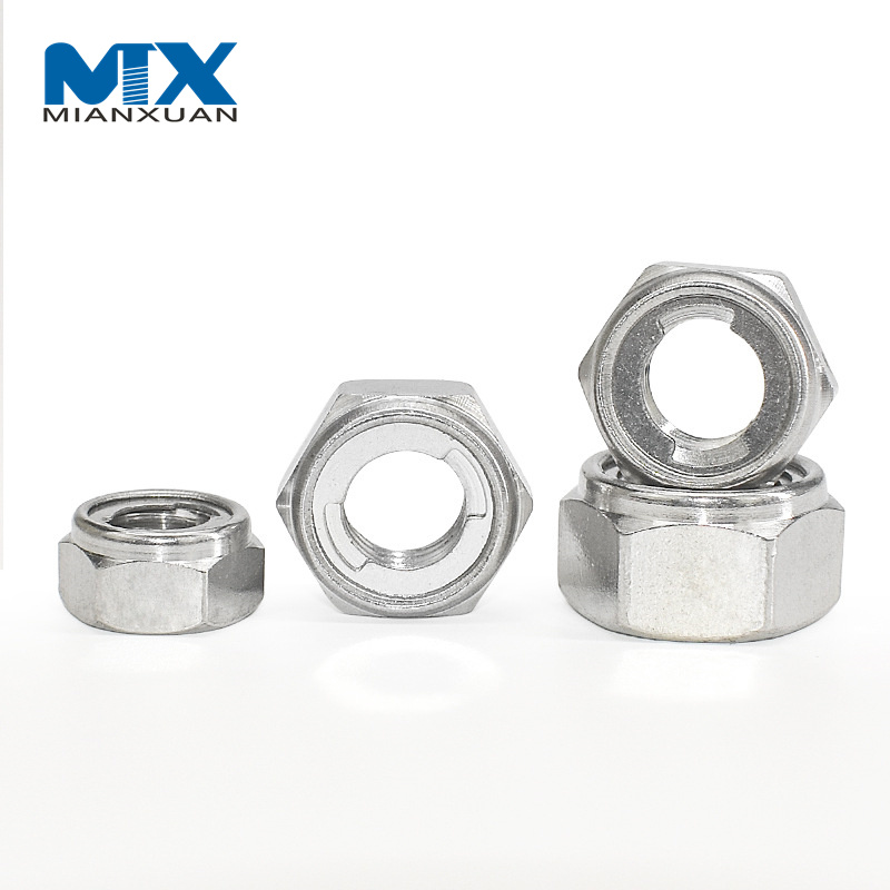 Высокое качество DIN980m оцинкованная шестигранная металлическая самоконтрящаяся гайка