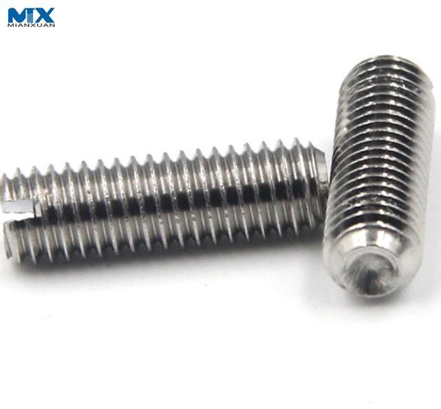 Установочные винты со шлицем и чашкой Piont