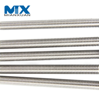 Углеродистая легированная сталь ASME B 18.31.3 DIN 975 Стержень с резьбой