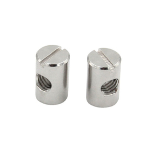 Гайка с поперечным отверстием из нержавеющей стали, цилиндрический штифт, нестандартная цилиндрическая гайка