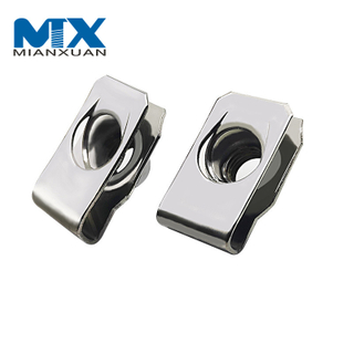 Автомобильные детали U-образная гайка с зажимом, оцинкованные пружинные гайки M6 для автомобилей