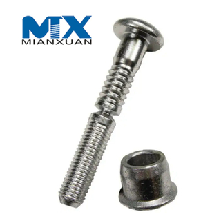 Высококачественный болт из углеродистой стали с круглой головкой и воротником