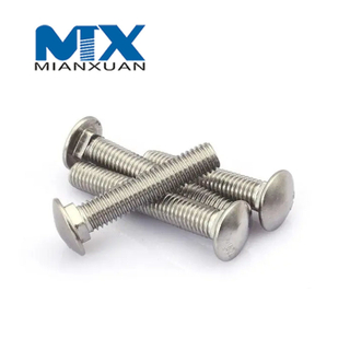 Болт с квадратным подголовком GB12 из нержавеющей стали