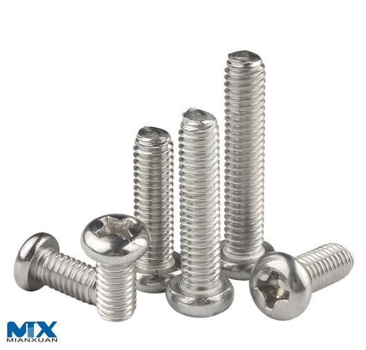 Крестообразные винты с выпуклой сырной головкой