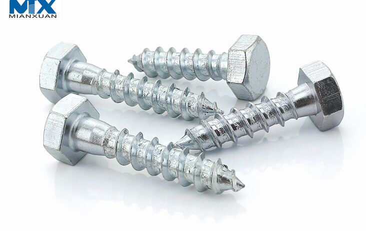 Винты с шестигранной головкой по дереву Coach Lag