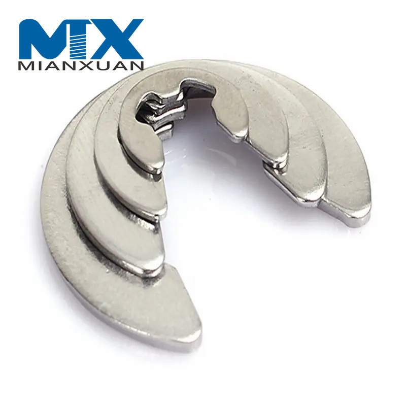 E-образные кольца, E-образные зажимы для стопорной шайбы вала