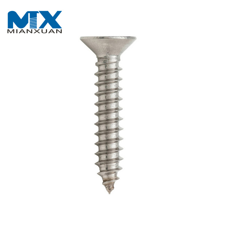 DIN7982 Винт с потайной головкой Phillips из нержавеющей стали, простой