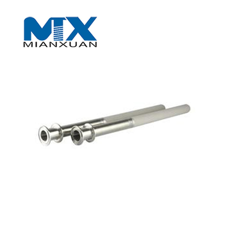 Санитарный спеченный камень из нержавеющей стали Tri-Clamp NPT, карбонизированный камень с резьбой