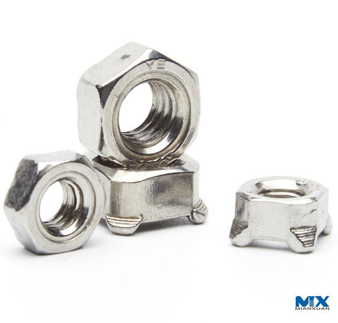 Шестигранные сварные гайки из нержавеющей стали