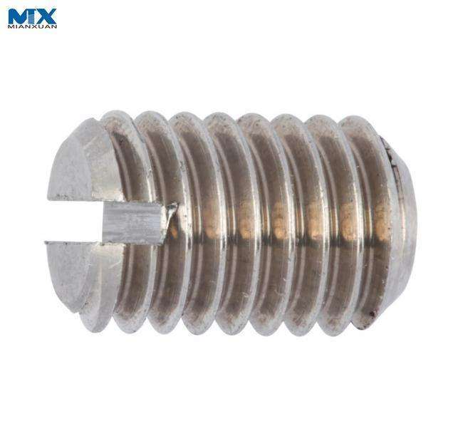 Установочные винты со шлицем и чашкой Piont