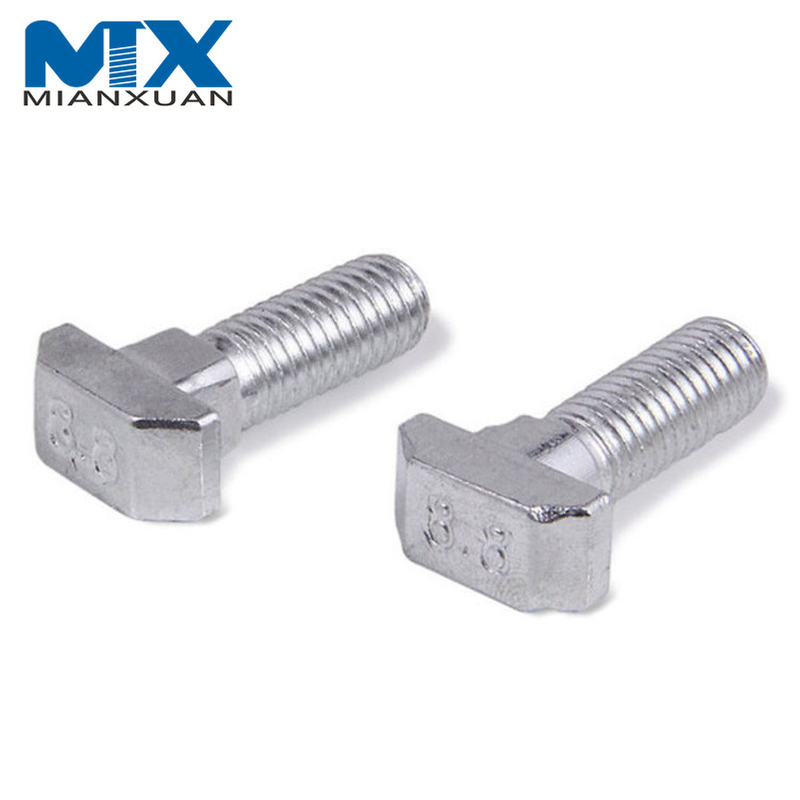 DIN186 Болт M8 с буртиком и плоской головкой, Т-образный болт, нержавеющая сталь 316 DIN186