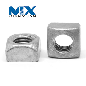 Нержавеющая сталь A2 A4 304 316 A2-70 A4-80 Квадратная гайка DIN 562 557 Квадратная гайка DIN557 DIN562 M12 M14 M16 M20