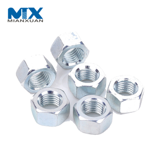 DIN934 ISO4032 A194 2h A563 Dh Шестигранная гайка Черный цинк Обычный