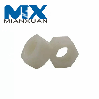 Пластиковая шестигранная гайка из полиамида и нейлона Пластиковые гайки