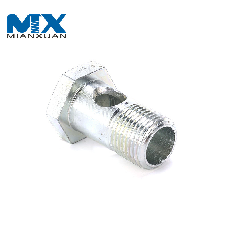 DIN7643 Гидравлический штуцер банджо из углеродистой стали полый болт банджо с отверстием
