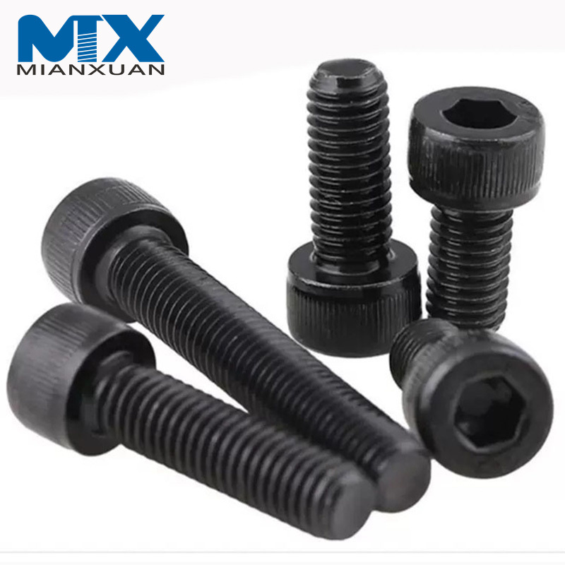 ANSI/ASME B 18.3.1m Винты с шестигранной головкой и внутренним шестигранником, оцинкованная черная оксидная пленка