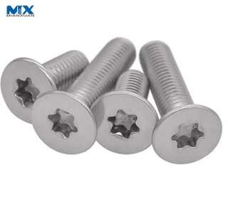 Винты с потайной головкой и шестигранной головкой