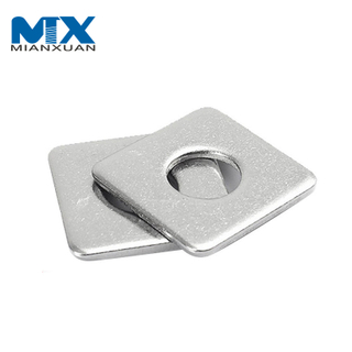 DIN436 Нержавеющая сталь 316 Квадратная плоская шайба Светодиодная настенная шайба Гайка Болт и шайба