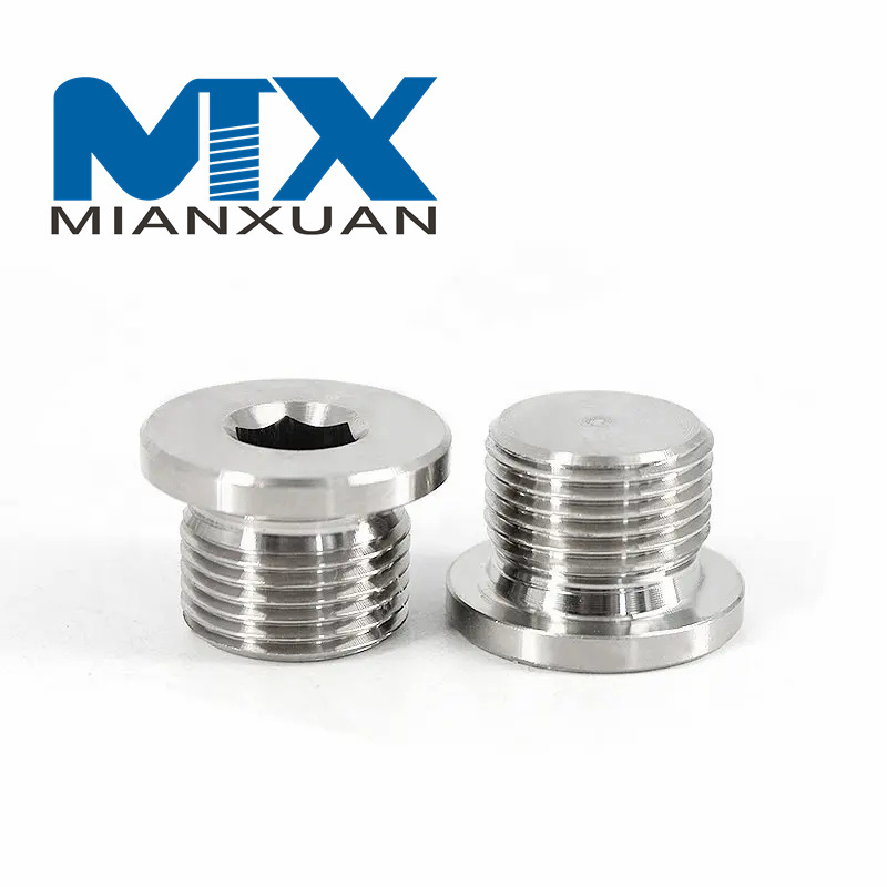 Шестигранная головка Заглушки масляных труб Шестигранная резьбовая заглушка