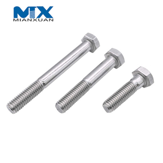 GB5780 Болт с шестигранной головкой из нержавеющей стали, стандартный производитель A2 A4 18-8