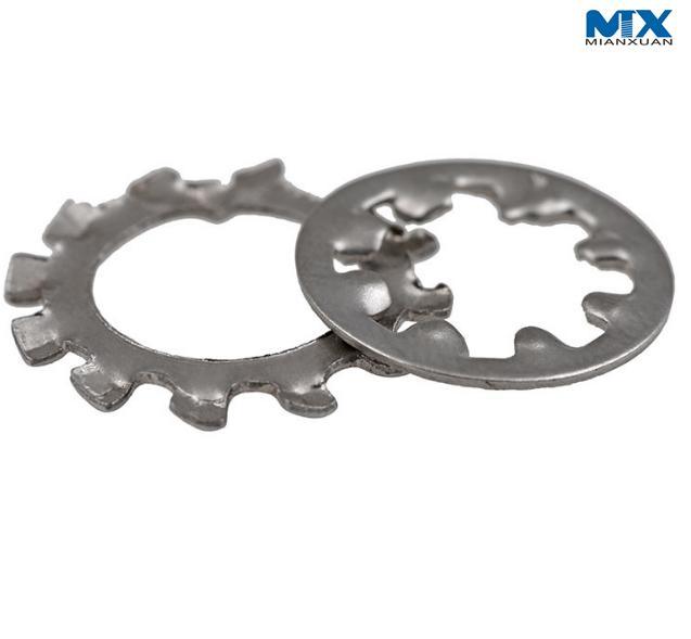 Зубчатые стопорные шайбы — тип J, с внутренними зубьями