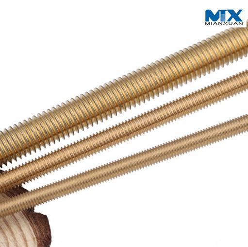 Латунные стержни с резьбой для строительства