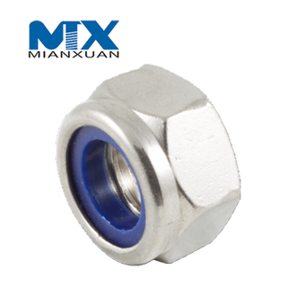 DIN985 Шестигранная нейлоновая вставная гайка Самоконтрящаяся гайка DIN 985 Углеродистая сталь 4,8 8,8 10,9 12,9 M24 M30 M36 M42 M48 Цинковые чешуйки Geomet Dacrome Ruspert