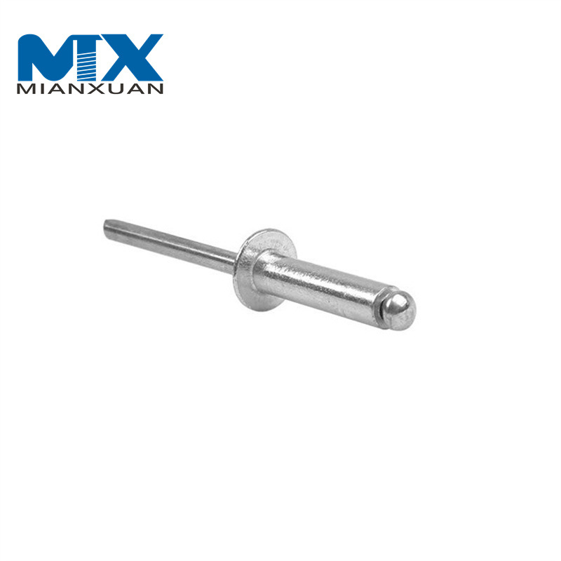 Цветная алюминиевая заклепка открытого типа с плоской головкой DIN7337