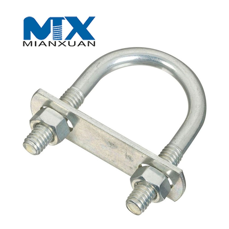 Нержавеющая сталь A2 A4 304 316 A2-70 A4-80 U-образный болт с шестигранной гайкой DIN3570 M24 M30 M36 M42 M48