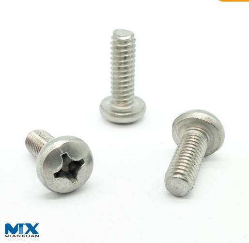 Крестообразные винты с выпуклой сырной головкой