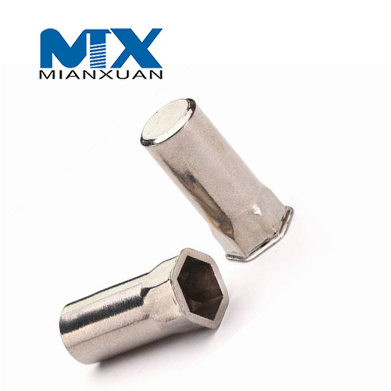 OEM пользовательские полные шестиугольные специальные вставки ODM заклепочные гайки 8 м