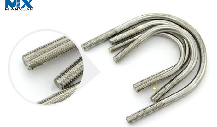 Высокопрочные U-образные болты, изогнутые для строительства