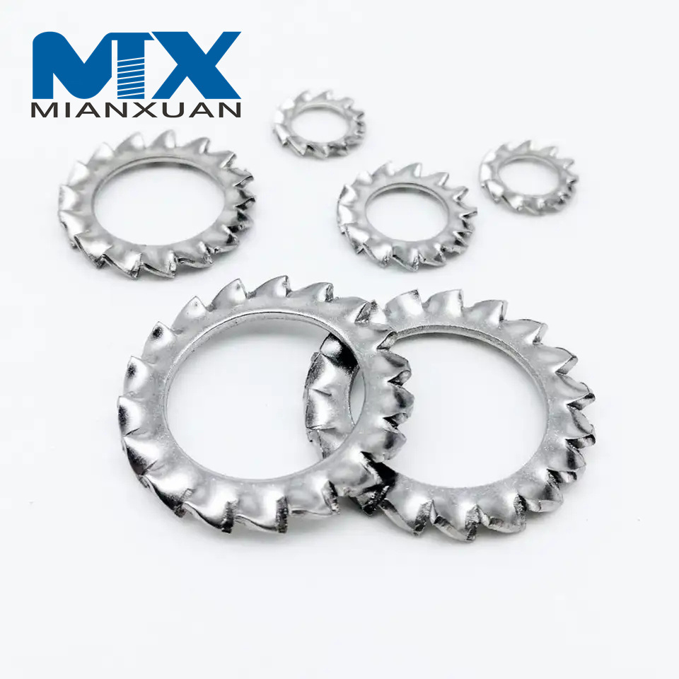 Диаметр Стопорной шайбы с внешним зубом