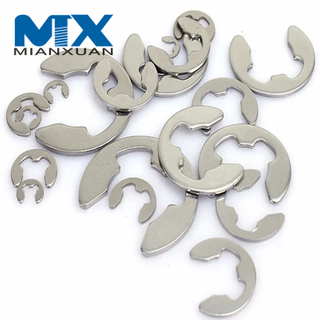 E-образные кольца, E-образные зажимы для стопорной шайбы вала