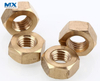 Латунные шестигранные гайки для строительства