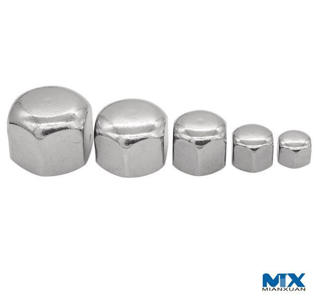 Шестигранные колпачковые гайки, низкий тип