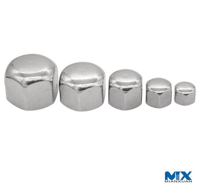 Шестигранные колпачковые гайки, низкий тип