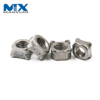 DIN928 Квадратная сварная гайка Сварная гайка Производитель углеродистой стали Черный цинк Обычный