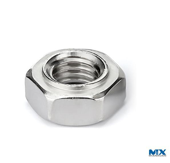 Шестигранные сварные гайки из нержавеющей стали