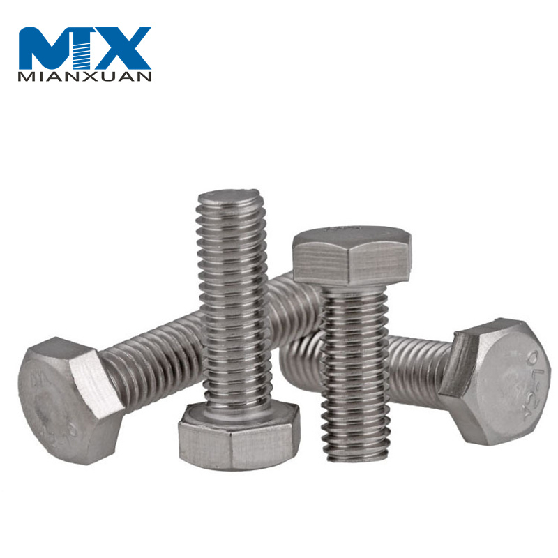DIN931 M6 Bouten Tuerca Y Perno Крепежные болты Boulon с шестигранной головкой