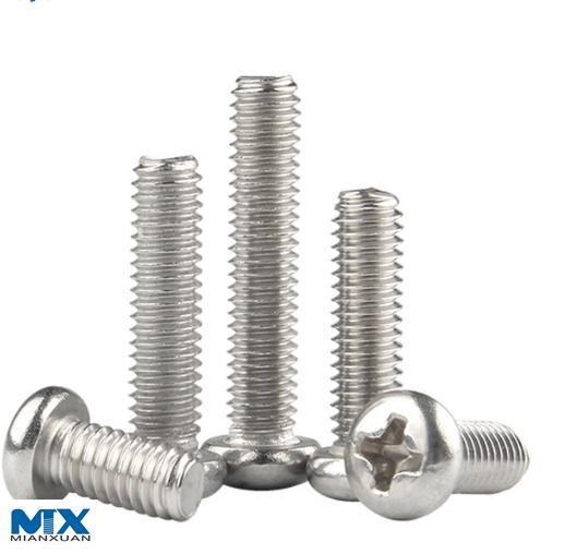 Крестообразные винты с выпуклой сырной головкой